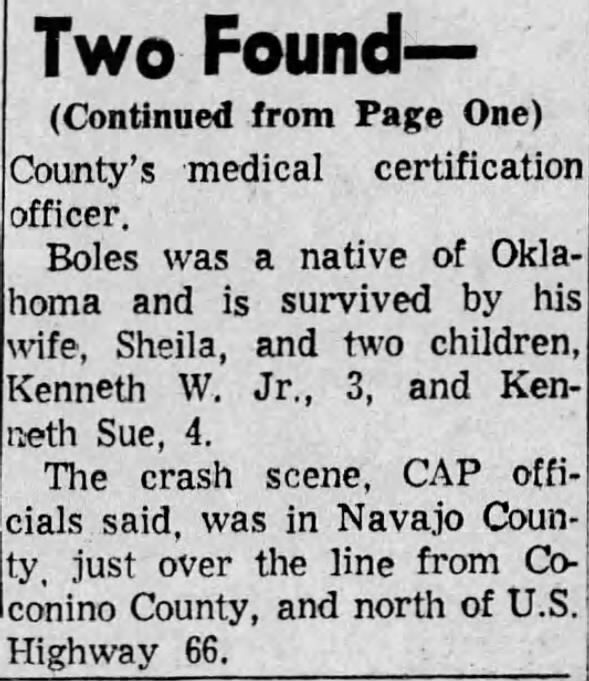 Clipping from Arizona Daily Sun